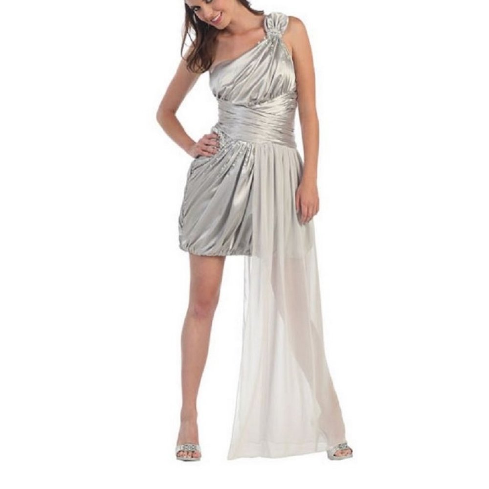 Women Sexy One Shoulder Prom Homecoming Special Junior Gown Ball Party Dress